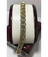 10.00Ct Lab Created Diamond Tennis Bracelet 14K Yellow Gold Over 7.25&quot; W... - £160.83 GBP