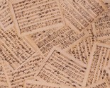 Cotton Sheet Music Scoresheet Songs Vintage 108&quot; Wide Fabric by the Yard... - $24.95