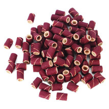 100 Pieces Extra Coarse Grit #80 Sanding Bands For Nail Drill Bits File Manicure - £11.14 GBP