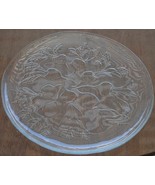 Vintage Pressed Glass Platter - Beet Pattern - Larger Size - VGC - GREAT... - $24.74