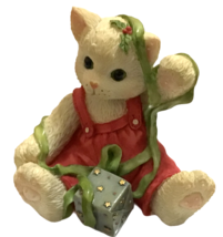 Vintage Enesco CALICO KITTENS Wrapped Up In You Cat Kitten Figurine 1784... - $12.59