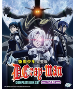 *ANIME* DVD D.GRAY MAN COMPLETE TV SERIES VOL.1-116 END ENGLISH DUBBED R... - $93.00