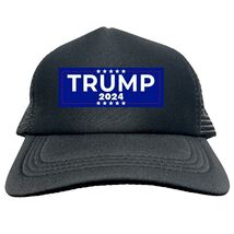 TRUMP BLUE MAGA 2024 FUNNY Trucker Hat Cap Foam Mesh Baseball HF0314 - €16,96 EUR