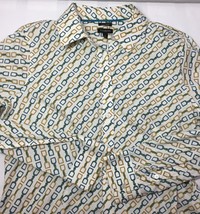 Talbots Size 6 Shirt Equestrian Horse Tac Design Wrinkle Resistant Long Sleeve - $19.99