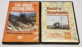 4449 And 8444 The Great Steam Trek Storm Cajon Pass &amp; Stacks &amp; Semaphores DVD  - £20.55 GBP