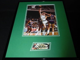 John Havlicek Signed Framed 16x20 Photo Poster Display Celtics - $148.49