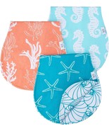 Set of 3 Baby Burp Cloths Unisex Ideal Baby Gift | Super Soft 100%Cotton... - $183.57 MXN