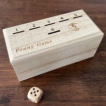 Penny Game Fun Board Game Works with Coines Get Rid of Coins to Win Penny Game W - £29.88 GBP