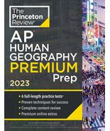 Princeton Review AP Human Geography Premium Prep, 2023: 6 Practice Tests... - $145.53 MXN