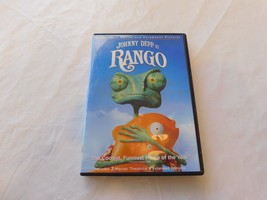 Rango DVD Rated PG 2011 Paramount Pictures Johnny Depp Widescreen Pre-owned - £10.05 GBP