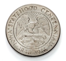 1946 50C Iowa Commémoratif Demi Dollar En Choix Bu État, Complet Mint Lu... - $120.66