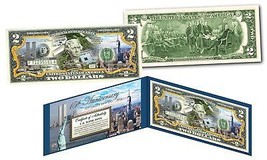 World Trade Center 9/11 Wtc 15th Anniversary Colorized Us $2 Bill Freedom Tower - £11.24 GBP