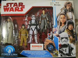 Star Wars Last Jedi Kohls Exclsv Luke Skywalker Rey Storm Trooper Officer Rose - £30.36 GBP