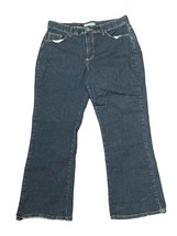 Lee Platinum Label Women Jeans Naturally Slimming Petite Boot Cut Blue Denim 16P - £14.19 GBP