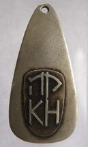 JUDAICA 1940s Pre ISRAEL Keren Hayesod JERUSALEM Medalliom Pendant Charm - $24.99