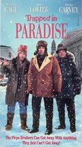 TRAPPED in PARADISE (vhs) bank robbers get snowed in on Christmas, deleted title - £4.32 GBP