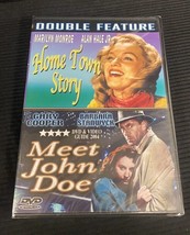 Home Town Story Marilyn Monroe Alan Hale &amp; Meet John Doe Gary Cooper double DVD - £3.73 GBP