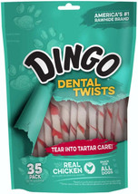 Dingo Dental Twists With Real Chicken - Total Care Teeth Cleaning Treats for Sma - £10.92 GBP+