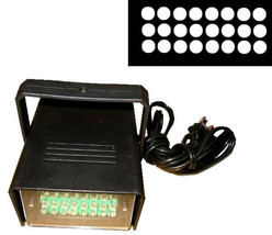 SQUARE STROBE LIGHT W WHITE LED LIGHTS stage lights FLASHING BRIGHT LIGHTS - $7.55