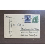 Old Collectible 1940 Postcard with Stamps from Austria Under Nazi Germany - $9.50