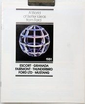 1981	Ford Cars Escort- Granada- Fairmont- Thunderbird- Ford LTD- Mustang	4563 - $4.46