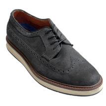 VINCE CAMUTO Shoes Elya Wingtip Derby Gray Suede Dress Oxford Mens Size 8 1/2M - £28.83 GBP