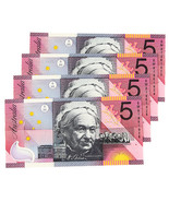 2001 Australia Federation Notes sequential serial Lot of 4pcs - $163.84 CAD