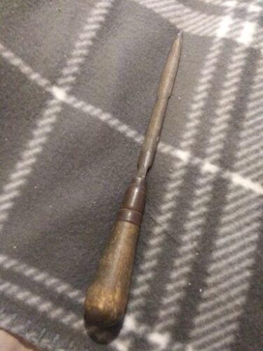 Vintage Nicholson 2 File Wood Handle - $14.01