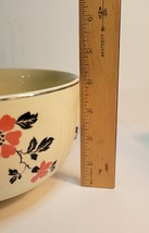 Hall's Superior Kitchenware Red Poppy/Black Leaves 7.25" Mixing Bowl image 9