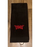 PXG Golf Embroidered Golf Towel 16x26 Black - £13.55 GBP