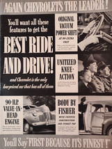 1941 LIFE Ad Advertisement Best Ride and Drive! CHEVROLET is the Leader! - $10.80