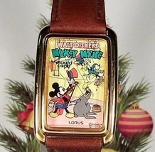 Disney Lorus &quot;Circus Circus&quot; Mickey Mouse Watch! New Retired and out of Producti - £80.12 GBP