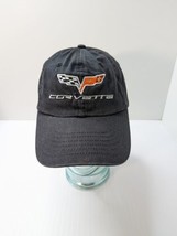 Corvette Flags Hat Norscot Group GM Black Head Shots By KC Caps Baseball... - £15.82 GBP