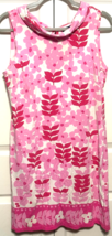 Barbara Erickson L Pink &amp; Red Poppies Flowers Womens Collared Dress - $19.80