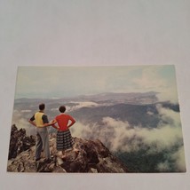 Postcard Above The Clouds The Great Smoky Mountains Mile High Chrome Unposted - £5.53 GBP