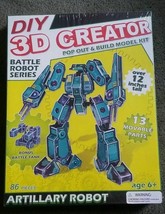 DIY 3D Creator Battle Robot Series Model 86 Pcs 12&quot; Tall Artillary Robot... - $175.21 MXN
