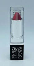 NYC City Duet 2-in-1 425 THE RED HOTS Lip Color Lipstick New Sealed Free Ship - $7.99