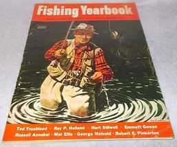 Vintage Fishing Yearbook 1954 by True the Man&#39;s Magazine Fred Ludekens Cover  - £6.37 GBP