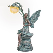 Figuras Estatuas Angeles Luz Solar Miniaturas Jardín Hadas Decoración De Patio - £68.48 GBP