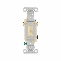 NEW 10x Eaton 1303-7V-BOX Ivory 3-Way Toggle Switch 15A 120V GRD - £21.57 GBP