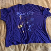 Prince  &quot;Purple Rain&quot; Purple Cotton Short Sleeve  T-shirt 2XL - £11.03 GBP