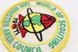 Vintage 1971 Sam Houston World Scouting EARTH Boy Scouts America BSA Camp Patch - £9.26 GBP