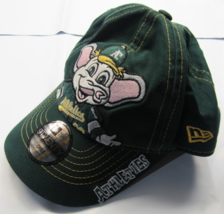 MLB Oakland Athletics New Era 9TWENTY Green Adjustable Hat Juvenile - £19.80 GBP