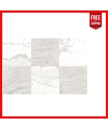 Water Resistant 12-Inch Peel and Stick Tiles - Timeless Beige Marble Design - $533.45 MXN