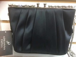 Adrianna Papell shari rayon satin clutch in BLACK - size One Size - $44.55