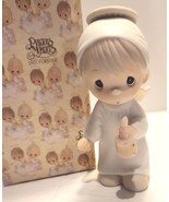 Precious Moments THE FIRST NOEL Figure E-2365 Boy Angel with Candle  4&quot; ... - $16.28 CAD