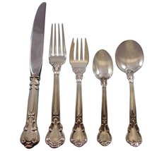 Chantilly by Gorham Sterling Silver Flatware Set 8 Service 60 pieces Dinner Size - £2,818.50 GBP