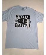 Spencer T Shirt Master Baiter Fishing Fathers Day Graphics Size Adult L - £16.96 GBP