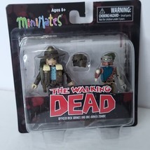 The Walking Dead Minimates Series 1 Officer Rick Grimes & One Armed Zombie - £13.47 GBP