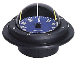 Marine Boat Ritchie compass Voyager RU-90 flush mount dial 762mm black - $250.08